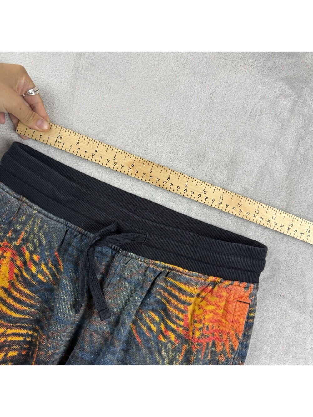 Under Armour Men’s Rival Fleece Printed Jogger Pants Tropical Orange Black Sz M - Picture 4 of 9